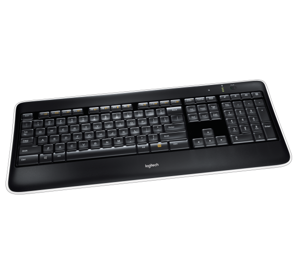 Logitech Klawiatura komputerowa LOGITECH K800 Bezprzewodowa US 920-00 - 1381019 - zdjęcie 2